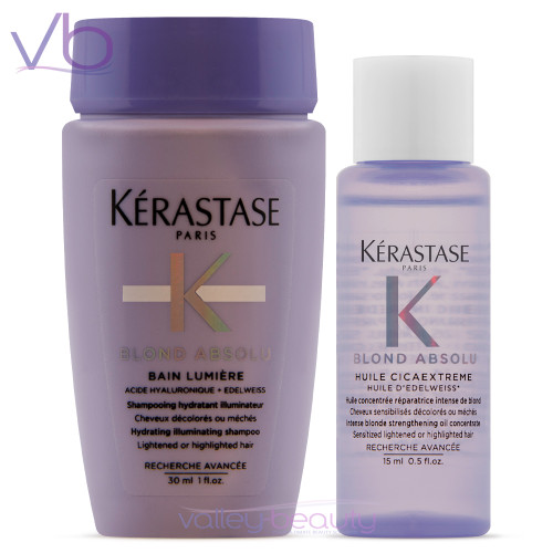 Kerastase Blond Absolu Mini Travel Set for Bleached, Highlighted, or Grey Hair