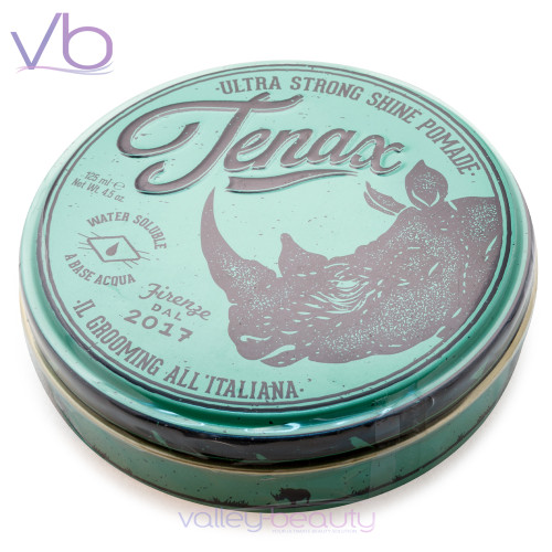 Tenax Ultra Strong Shine Pomade | Water Soluble Italian Styler