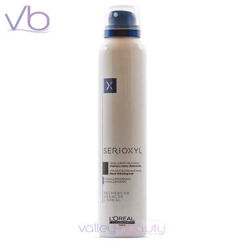 L'Oreal Serioxyl Hypoallergenic Volumizing Coloured Spray for Black Thinning Hair