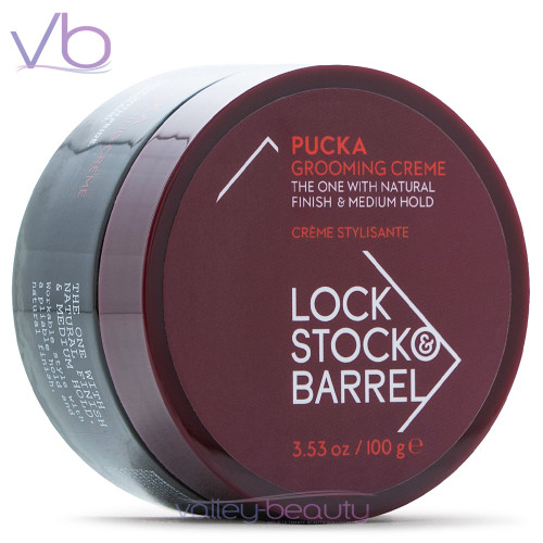 Lock Stock & Barrel Pucka | Medium Hold with Natural Shine Grooming Cream