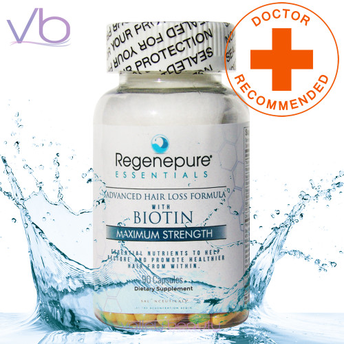 RegenePure Advanced Hair Loss Supplements With Biotin