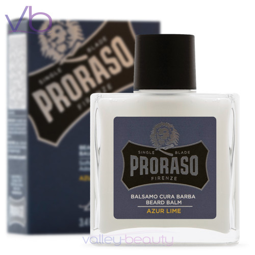 Proraso Azur Lime Beard Balm | Nourishing Softener for Shorter Fascial Hair