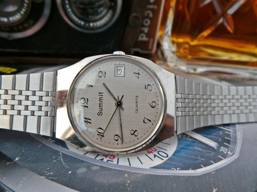 Summit Quartz Vintage Gents Bracelet Watch c1970's