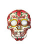 Painted Skull Mask, Handmade in Haiti from Recycled Steel Drum Barrels, Original Haitian Wall Art,