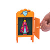 Handcrafted Orange Altar, La Union Rejalapam, Our Lady of Solitude Altar 5"x9.5"x3"