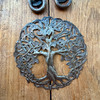 eco friendly home decor, artisan made gift, symbolic wall art, tree of life ornament, handmade Haitian sculpture