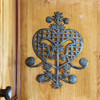 Veve Erzulie Freda, Metal Wall Hanging Sculpture, Eco-Friendly Fair Trade Veve Erzulie Freda, Metal Wall Hanging Sculpture, Eco-Friendly Fair Trade