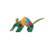 Armadillo Alebrije, Oaxacan Alebrije, Handcarved Wooden Alebrije, Handcarved Floral Alebrije