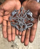 Haitian Veve ornament, Veve Dambala metal art, handmade Haitian voodoo art Haitian Veve ornament, Veve Dambala metal art, handmade Haitian voodoo art