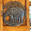 Hand made Elephant Wall Decor, Fair Trade Haiti, African Theme Art