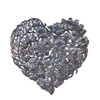 Heart and Flowers, Love and Friendship Haiti Fair-trade 17"