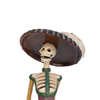 Day of the Dead Mariachi Skeleton, Dia de los Muertos Mariachi Skeleton, Clay Skeleton, Clay Day of the Dead Skeleton, Vintage Capula Michoacan Skeleton, Mexican Folk Art, Vintage Mexican Folk Art, Hand Crafted Clay Sculpture, Catrina Skeleton, Clay Catrina Skeleton, Vintage Catrina Skeleton, Vintage Mexican Clay Folk Art, Clay Sculpture, Fancy Catrina, Catrina with Floral Dress
