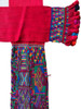 Bright Red Vintage Handwoven Belt or Cinta  from Chajul Guatemala