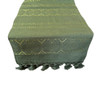 Handmade Fair Trade Table Runner Olive Green