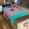 Vintage Handmade Guatemalan, Woven on a Back Strap Loom, Green Base Color  Huipil from Tecpan