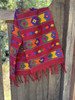Hand Woven Table Runner, Comalapa Style Red Guatemala