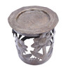 One of a Kind Hand Pounded Candle Holder, Fair Trade Haiti One of a Kind Hand Pounded Candle Holder, Fair Trade Haiti