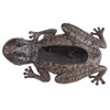 Dimensional Frog Planter, Home & Garden Decor, Handmade Haitian Metal Art