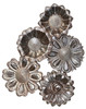 Group of Up-cycled Metal Wall Flower - Haitian Metal Décor