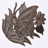Butterfly Sculpture, Haitian metal wall decor
