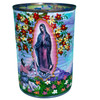 Our Lady of Guadalupe , Recycled tin can pencil holder