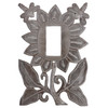 handmade rocker plate cover, Haitian metal switch plate, sunflower and dragonfly décor, Fair Trade wall plate, recycled metal art, handmade home décor, Haitian artisan metalwork, sustainable wall plate cover handmade rocker plate cover, Haitian metal switch plate, sunflower and dragonfly décor, Fair Trade wall plate, recycled metal art, handmade home décor, Haitian artisan metalwork, sustainable wall plate cover