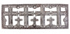 Row of Crosses Hand Tooled Haitian Metal Wall Decor Row of Crosses Hand Tooled Haitian Metal Wall Decor