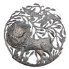 Lion with 3-d Face whimsical folk art from Haiti