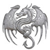 Flaming Dragon, Quality Haitian Metal Sculpture, Fair Trade Certified Flaming Dragon, Quality Haitian Metal Sculpture, Fair Trade Certified