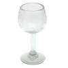 Handblown Etched Mexican Wine or Water Glasses Handblown Etched Mexican Wine or Water Glasses