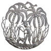 Caribbean Palms, Beach Theme, Handmade Haitian Metal Art Caribbean Palms, Beach Theme, Handmade Haitian Metal Art