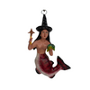Handmade Retablo Ornaments, Ornament, Vintage Ornament, Peruvian Folk Art, Claudio Jimenez Quispe, Mermaid Wizard Ornament, Plaster Ornament, Colorful Ornament, Mermaid with Frog & Wand