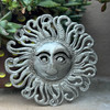 sun face metal art, whimsical wall hanging, tropical home décor, eco-friendly wall sculpture sun face metal art, whimsical wall hanging, tropical home décor, eco-friendly wall sculpture