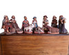 Handmade Peruvian nativity set, Richard Chávez nativity, Ayacucho nativity set