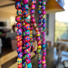 cinco de mayo decor, christmas tree garland, colorful home decor, boho garland, fair trade decor