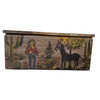 Painted tin box
Mexican rural scene
Collectible folk art box