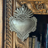 sacred heart wall art
milagro heart
Haitian metal art
recycled steel decor
folk art wall hanging
boho heart decor
spiritual wall art