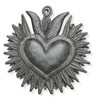 small sacred heart decor
milagro heart wall art
Haitian metal art