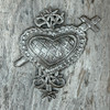Erzulie Dantor art
Vodou wall decor
sacred heart Haitian
Haitian metal art
