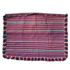 Bolivian poncho, Tarabuco poncho, Yamparáez textile, Chuquisaca weaving, vintage poncho, handwoven poncho, Andean textile, ethnic poncho, tribal textile, South American poncho, k’uychi poncho, rainbow stripe poncho,
