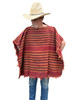 South American weaving, rustic poncho, antique poncho, artisan wool garment, traditional Andean clothing
