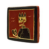 skeleton priest wall art, Tonala pottery, Mexican folk art decor, Day of the Dead wall plaque, handmade Mexican tile, calavera wall art, Dia de los Muertos collectible