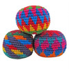 hacky sack
footbag
crocheted hacky sack
handmade footbag
crochet footbag
retro 90s toy
festival accessory
beginner hacky sack
colorful yarn footbag
boho game accessory
juggling footbag