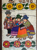 one of a kind folk art, tabla de sarhua, peruvian folk art painting, andean wall art, large narrative painting, ayacucho peru art, house dedication painting, authentic sarhua board, hand painted