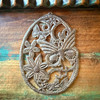 Haitian Butterfly & Flower Metal Wall Art by Wivensley Omiscar – Fair Trade Recycled Steel Sculpture
