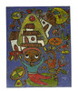 Armando Buitron Rojas, Armando Buitron original, Ecuadorian folk art, Ecuador oil painting, signed 1996 painting, Otavalo artist, Latin American art, Ecuadorian contemporary art