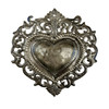 Haitian metal art, Haitian heart wall art, metal heart wall decor, recycled metal heart, recycled steel wall art, Haiti metal art, handmade Haitian art, fair trade wall decor