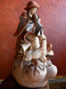 Peruvian ceramics, natural dye pottery, one of a kind folk art