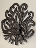 Tree and bird metal art, Eco-friendly wall sculpture