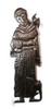 Saint Francis wall art, religious metal decor, Haitian metal art, Catholic garden decor